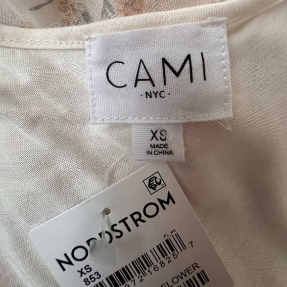 Cami NYC Rhela Cream Floral Puff Sleeve Blouse - Picture 4 of 8